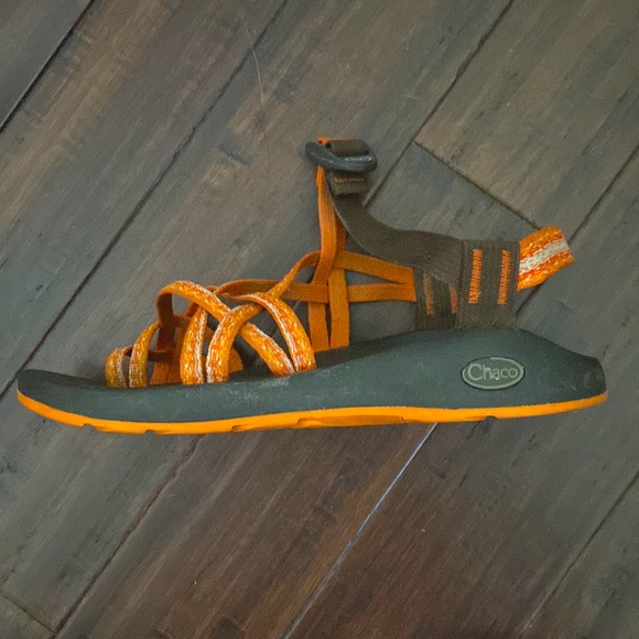 Orange Chaco Sandals Toe-Strap - Picture 5 of 5